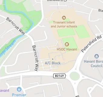 map for Havant College