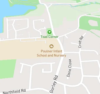 map for Poulner Infant School and Nursery