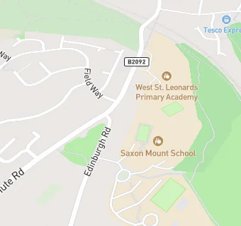 map for St Leonards Academy Canteen