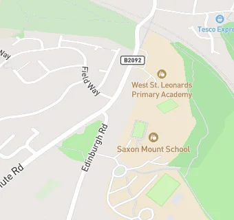 map for Saxon Mount School