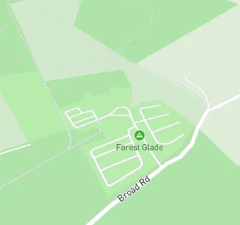 map for Forest Glade Holiday Park