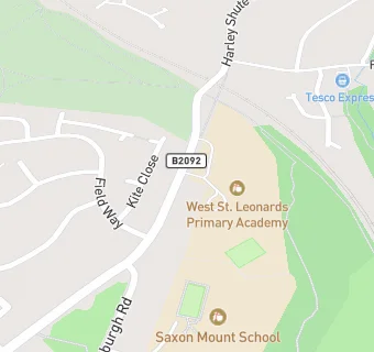 map for West St Leonards Academy Canteen