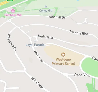 map for Westdene Primary School