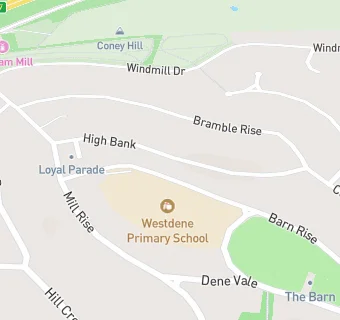 map for Westdene Primary School