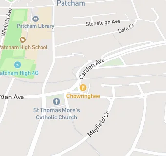 map for Patcham Charcoal Grill