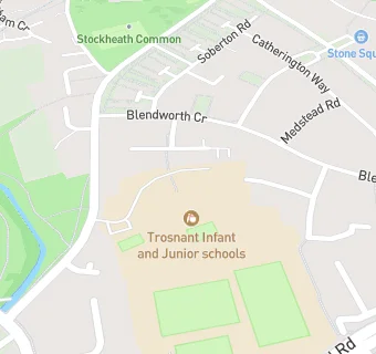 map for Trosnant Infant School