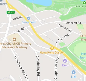 map for Hong Kong Garden