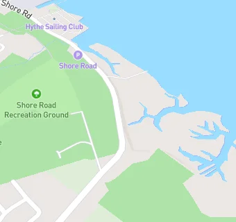 map for HYTHE SAILING CLUB (SOUTHAMPTON)