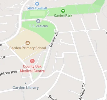 map for Carden Surgery