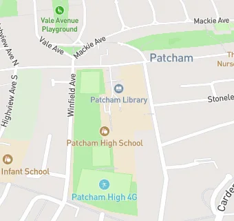 map for Patcham High School