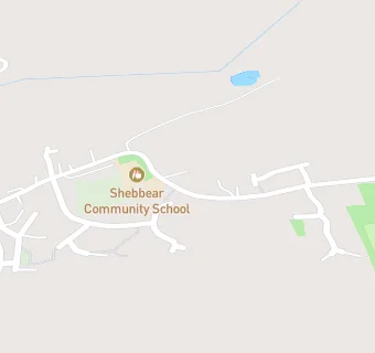 map for Shebbear Community School