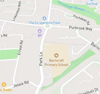 map for Barncroft Primary School