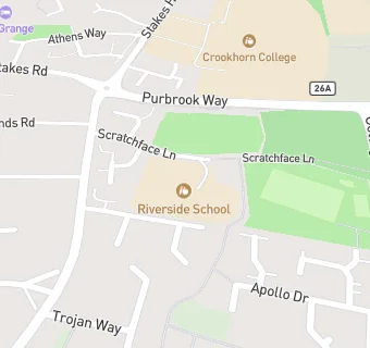 map for Riverside Community Special School