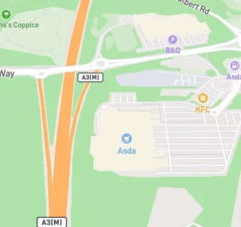 map for Asda Pharmacy