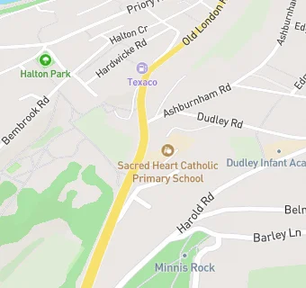 map for Sacred Heart Catholic Primary School, Hastings