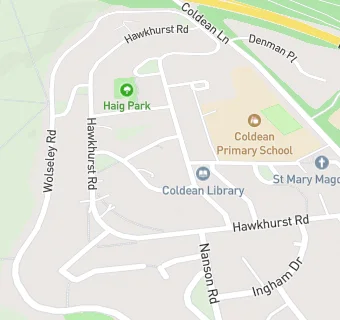 map for New Larchwood Surgery