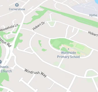 map for WATERSIDE PRIMARY SCHOOL