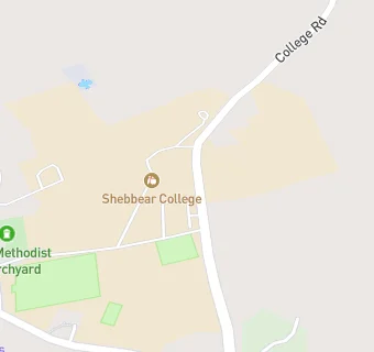 map for Shebbear College