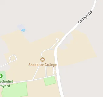 map for Shebbear College