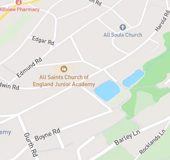 map for Harold Road Surgery