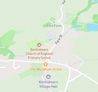 map for Kentisbeare Church of England Primary School