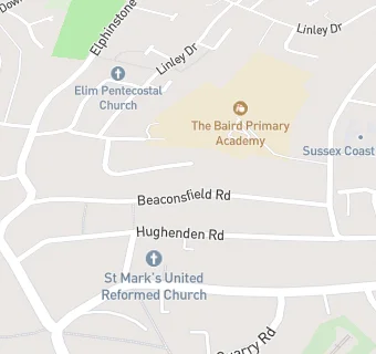 map for Beaconsfield Road Surgery