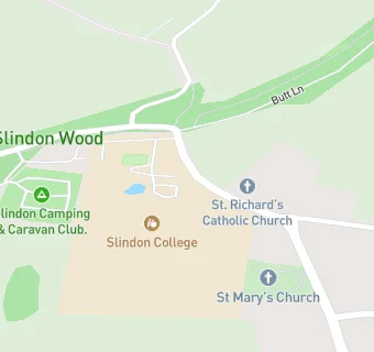 map for Slindon College