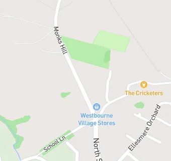 map for Westbourne Village Stores