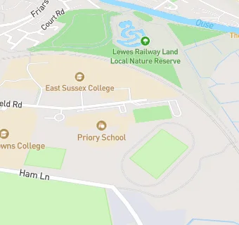 map for Priory School