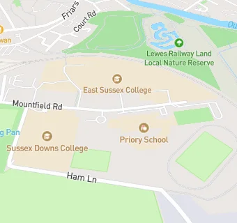 map for Priory School