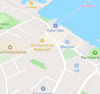 map for HYTHE & DISTRICT CLUB