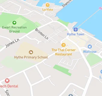 map for HYTHE PRIMARY SCHOOL