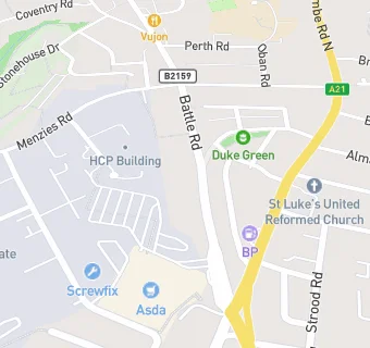 map for Asda Pharmacy