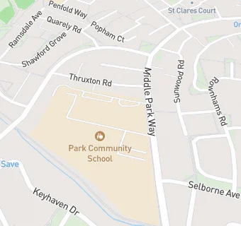 map for Park Community School Mobile