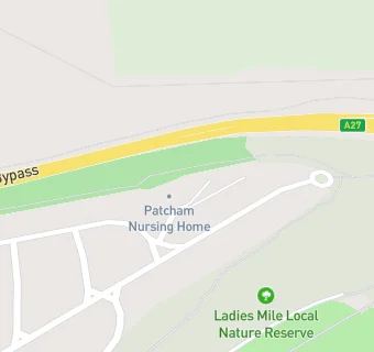 map for Patcham Nursing Home