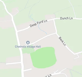 map for CHETNOLE VILLAGE HALL