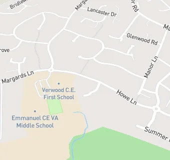 map for Emmanuel Middle Church of England Middle School