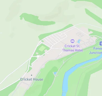 map for Cricket St Thomas Hotel Food Establishments