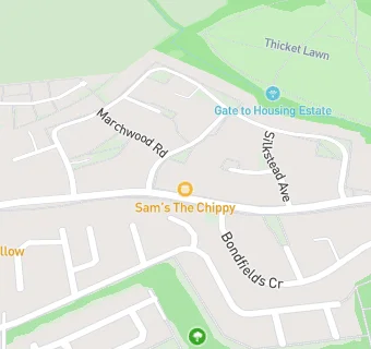 map for Sams The Chippy