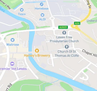 map for The Brewery Shop, The Bridge Wharf Brewery