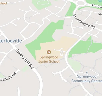 map for Springwood Infant School