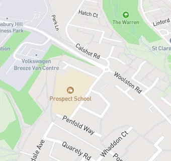 map for Prospect School