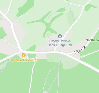 map for THE NEW FOREST INN