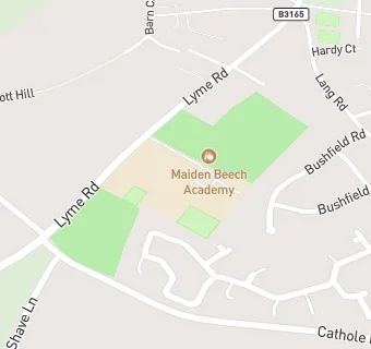 map for Maiden Beech Middle School