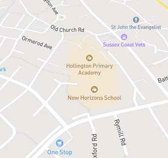 map for New Horizons School