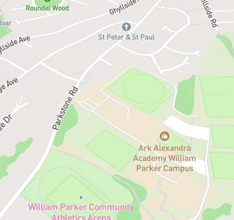 map for William Parker Sports College