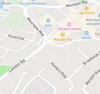 map for Shell Waterlooville