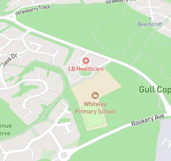 map for Whiteley Primary School