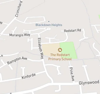 map for The Redstart Primary School