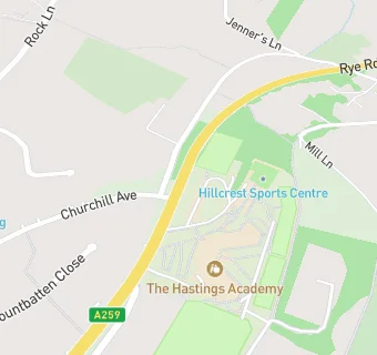 map for The Hastings Academy